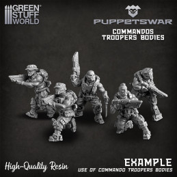 Commandos Troopers Bodies Resin items
