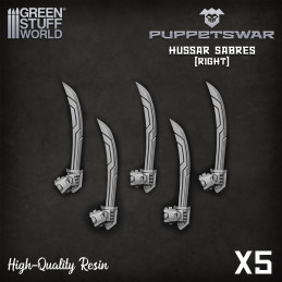 Hussar Sabres - Right Resin items
