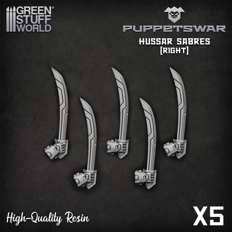Hussar Sabres - Right Resin items