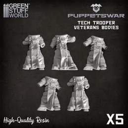 Technological soldier bodies 2 | Resin items