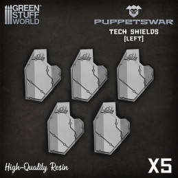 Tech Shields Resin items