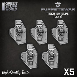 Tech Shields Resin items