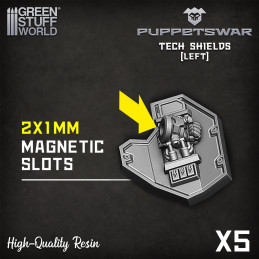 Tech Shields Resin items