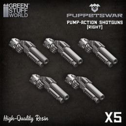 Pump-action Shotguns - Right | Resin items