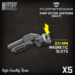 Pump-action Shotguns - Right | Resin items