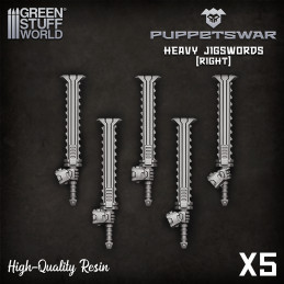 Heavy Jigswords - Right | Resin items