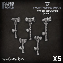 Storm Hammers - Right | Resin items