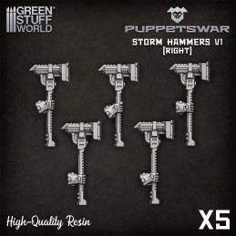 Storm Hammers 2 - Right | Resin items