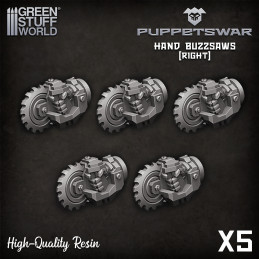 Hand Buzzsaws - Right | Resin items