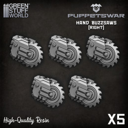 Hand Buzzsaws - Right | Resin items