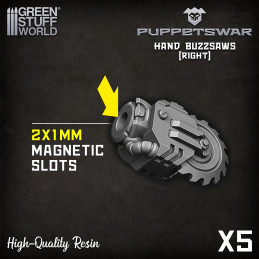 Hand Buzzsaws - Right | Resin items