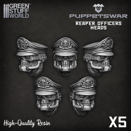 Reaper Officers heads | Resin items