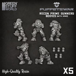 Gunners Bodies 3 Resin items