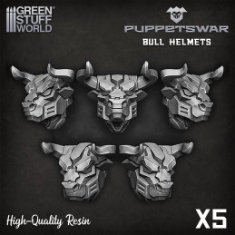 Bull Helmets | Resin items