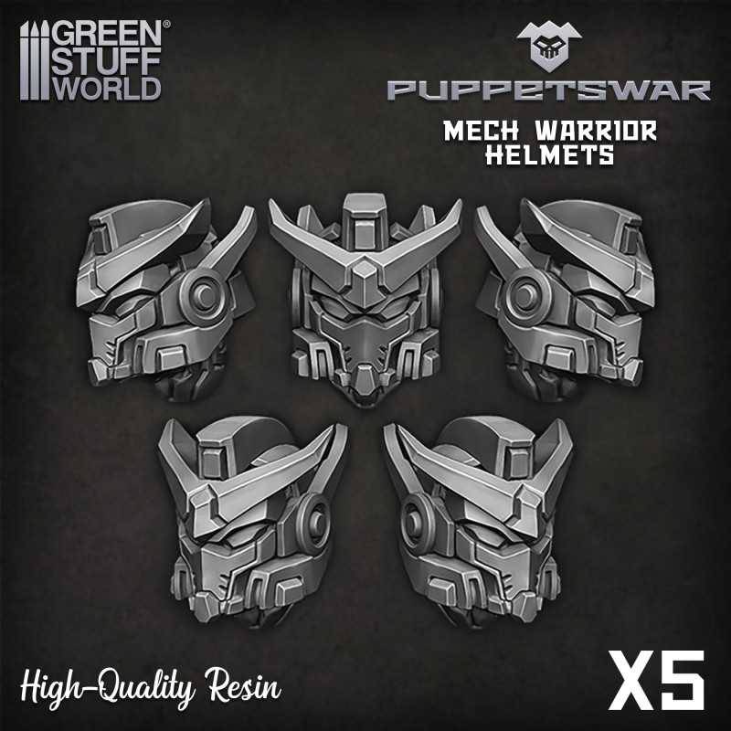 Mech Warrior helmets Resin items