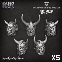 Viking Helmets 2 Resin items