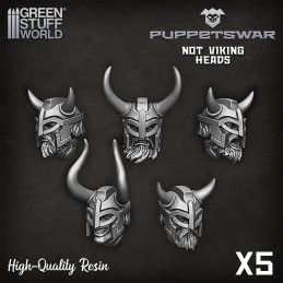 Viking Heads 2 Resin items