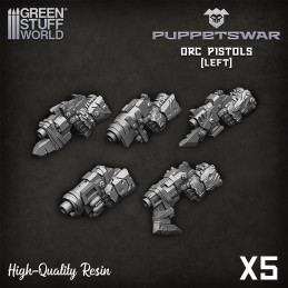 Orc Pistols - Left Resin items
