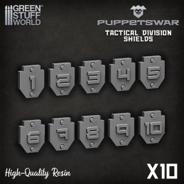 Boucliers de la division tactique | Articles en résine