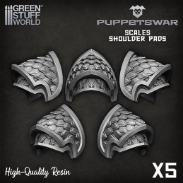 Scales shoulder pads | Resin items