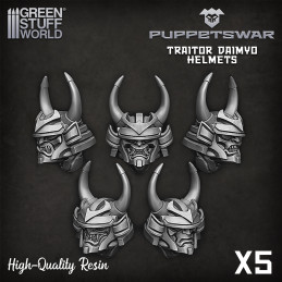 Loyal Daimyo Helmets 2 | Resin items