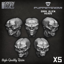 Alien Heads | Resin items