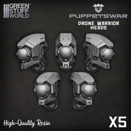 Drone Warrior Heads | Resin items