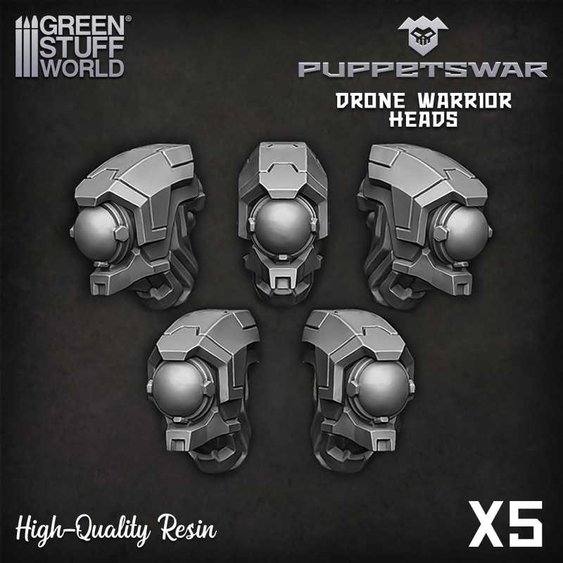 Drone Warrior Heads | Resin items