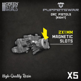 Orc Pistols - Right Resin items