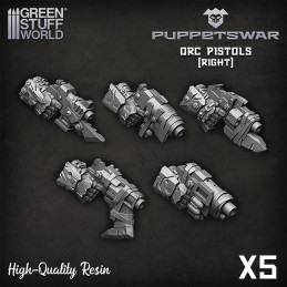 Orc Pistols - Right Resin items