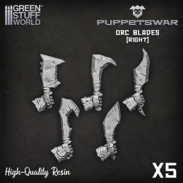 Orc Blades - Right Resin items