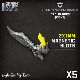 Orc Blades - Right Resin items