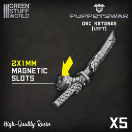 Orc Katanas - Left Resin items