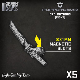 Orc Katanas - Right Resin items
