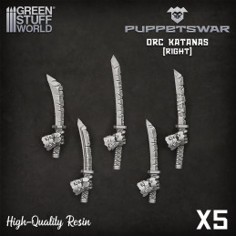 Orc Katanas - Right Resin items