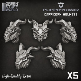 Capricorn Helmets | Resin items