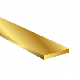 Profilato in Ottone Piatto 0.2 x 3mm