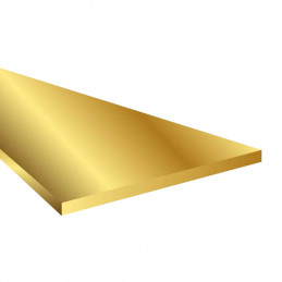 Profilato in Ottone Piatto 0.2 x 25mm