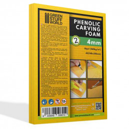Phenolic Carving Foam 4mm - A5 size