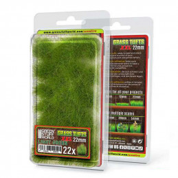 Grass TUFTS XXL - 22mm self-adhesive - LIGHT GREEN