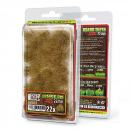 Grass TUFTS XXL - 22mm self-adhesive - BEIGE