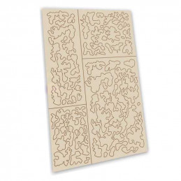 Self-adhesive stencils - Classic Camo 1