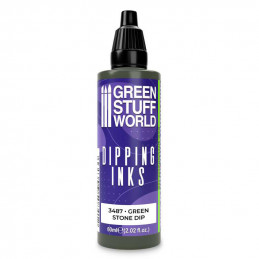 Dipping ink 60 ml - BLACK GREEN STONE DIP