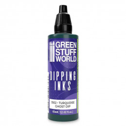 Peintures Dipping inks 60 ml - TURQUOISE GHOST DIP