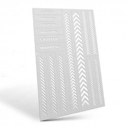 Flexible Stencils - Caution Strips (5mm aprox.)