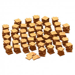 MDF Bases - Square 25 mm (Pack x500)