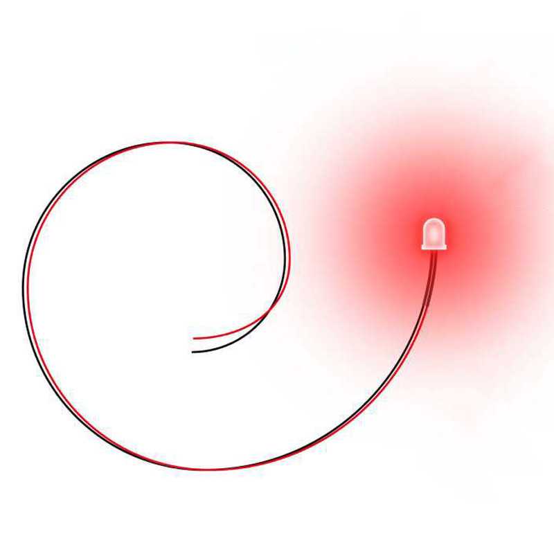 Rote LED-Leuchten - 3mm