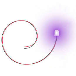 LEDs ULTRAVIOLET light - 5mm