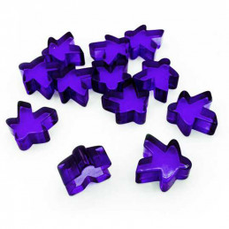 Meeples 16x16x8mm - Purple