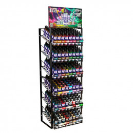 METAL DOUBLE DISPLAY - 60ml bottles with banner